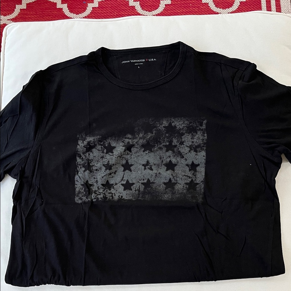 John Varvatos Black Star Graphic Tee